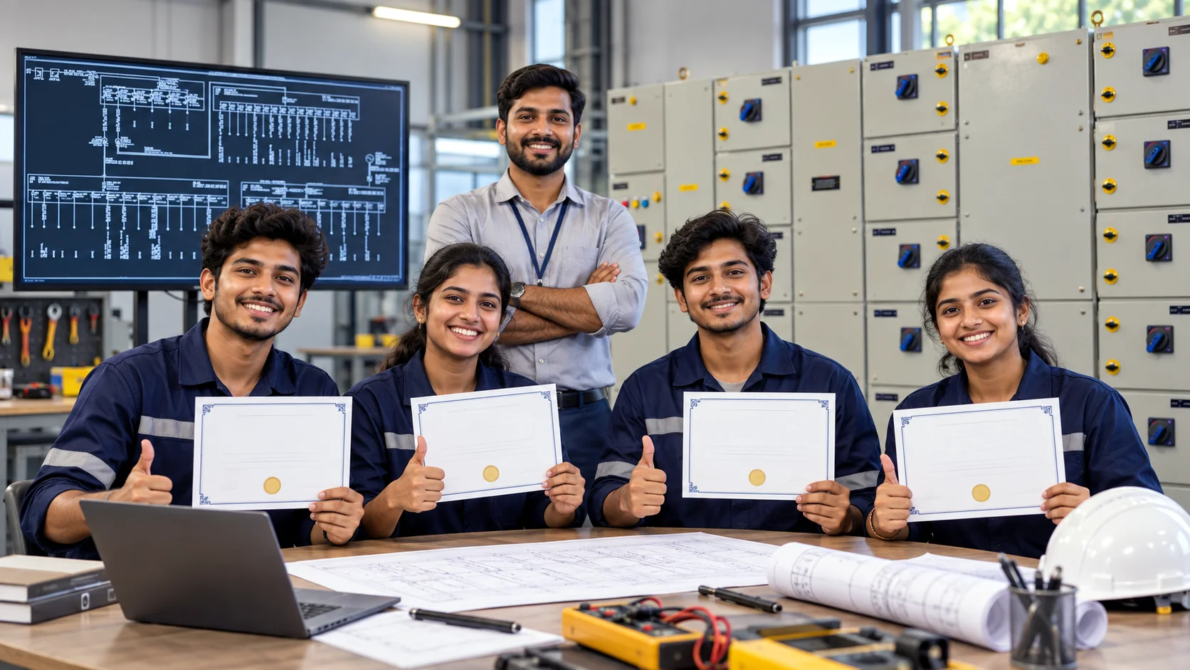 Hari Engineering internship training participants