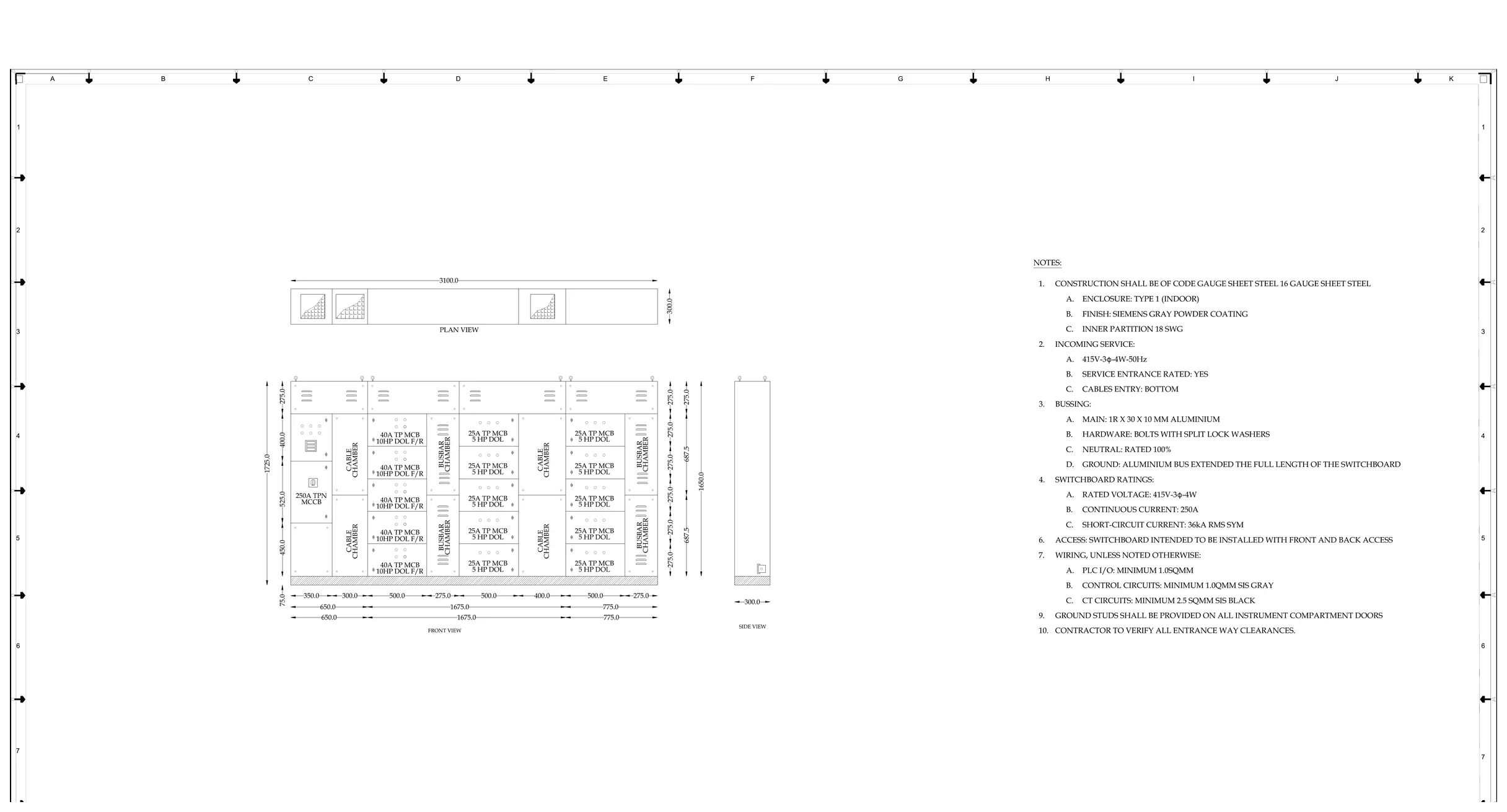 Hari Engineering electrical panel engineering drawing