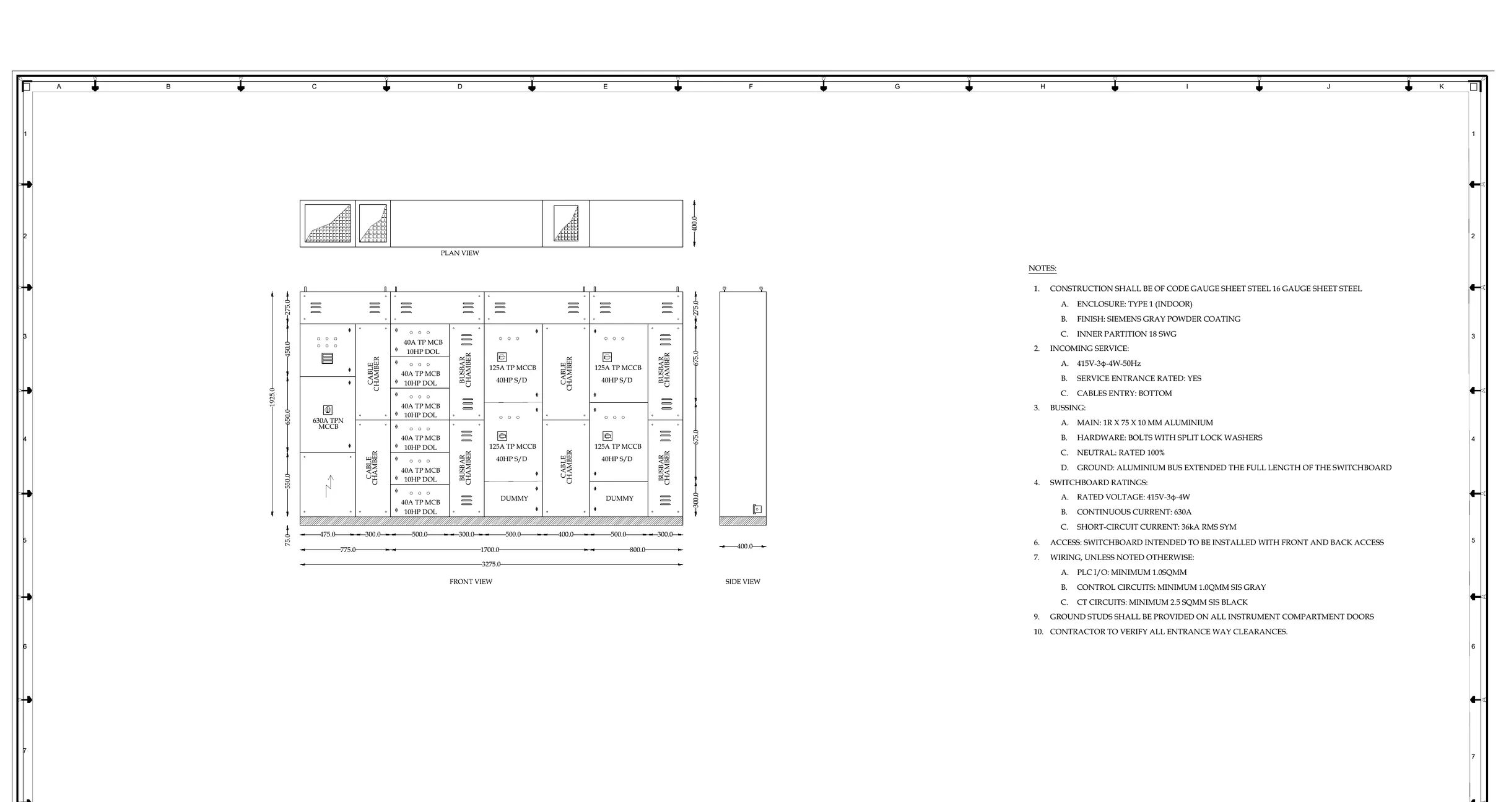 Hari Engineering electrical panel engineering drawing