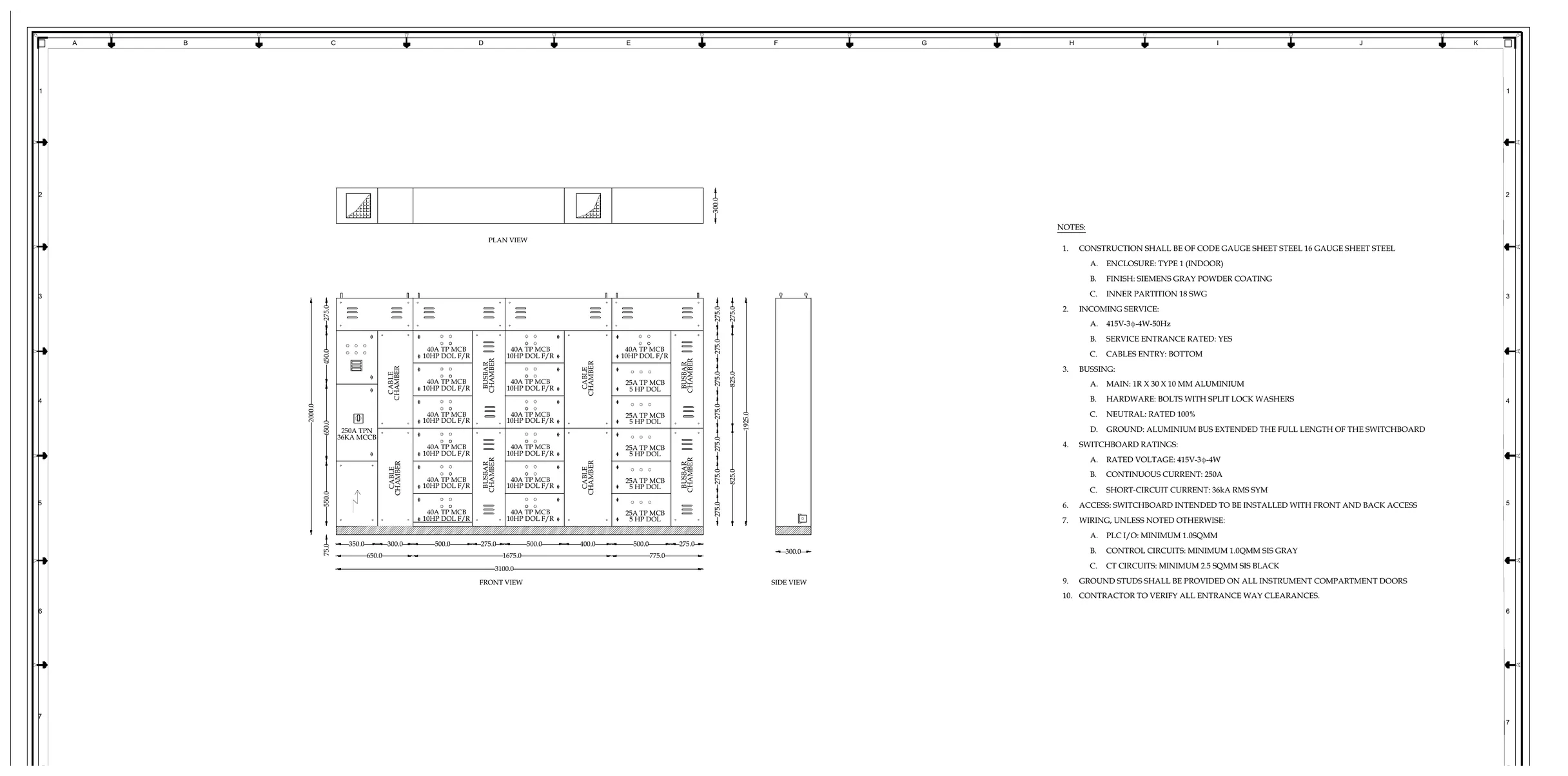 Hari Engineering electrical panel engineering drawing